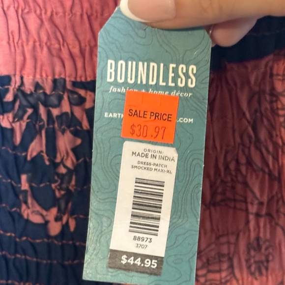 Earthbound Trading Plus Size Maxi Dress - XL - fits like a 2X! - Picture 5 of 5